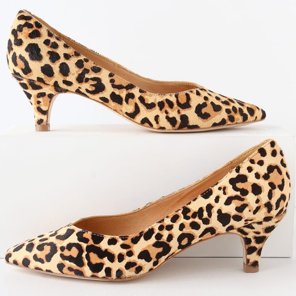 Zara Leopard Heels - Picture 2 of 10